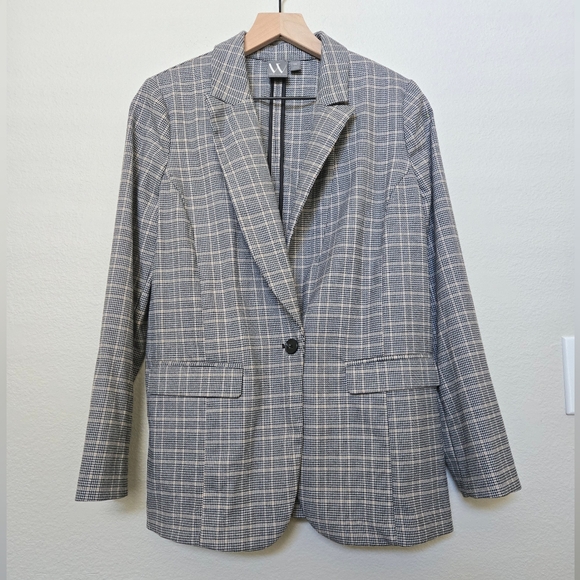 Worthington Jackets & Blazers - Plaid Long Blazer Jacket size XS